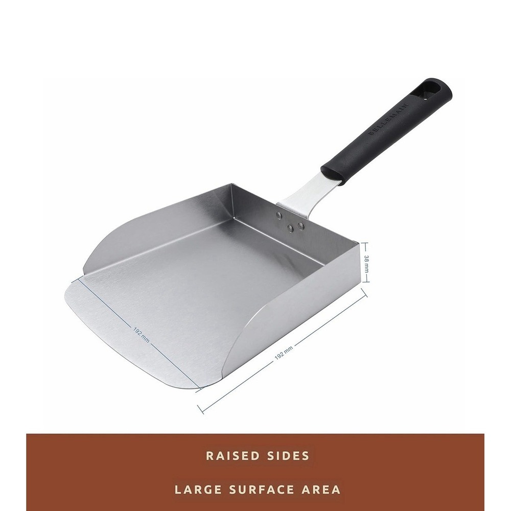 Bellemain Easy Scoop Griddle Food Mover Stainless Steel Large Spatula Shovel
